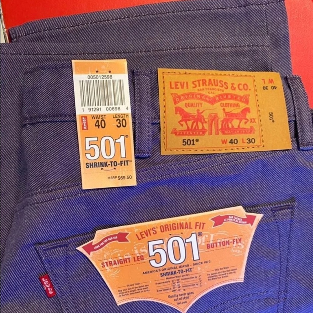 Levi’s Jeans 501 40/30 NWT